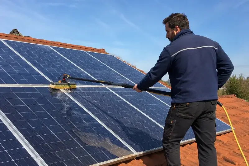 Nettoyage et entretien de panneaux solaires à Réauville
